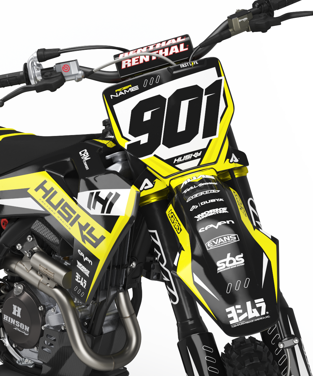 Husqvarna Kingston Graphics Kit - TC50 TC65 TC85 701 TC FC FS 125+