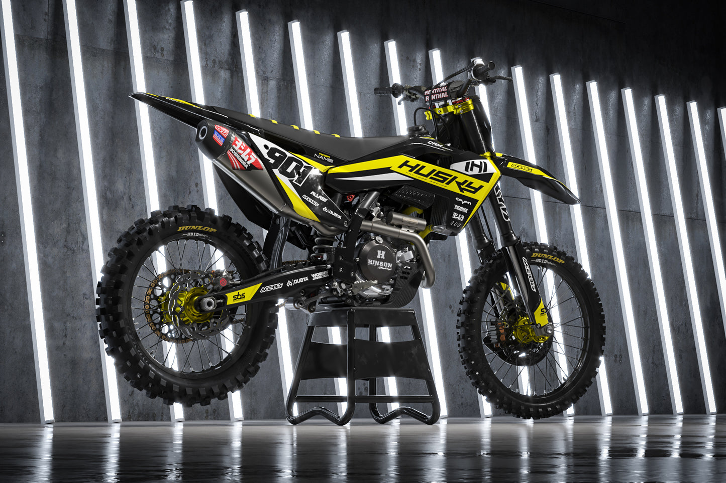 Husqvarna Kingston Graphics Kit - TC50 TC65 TC85 701 TC FC FS 125+
