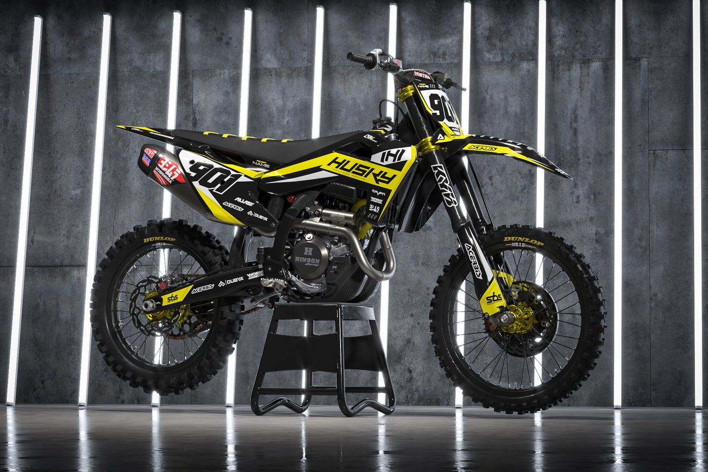 Husqvarna Kingston Graphics Kit - TC50 TC65 TC85 701 TC FC FS 125+