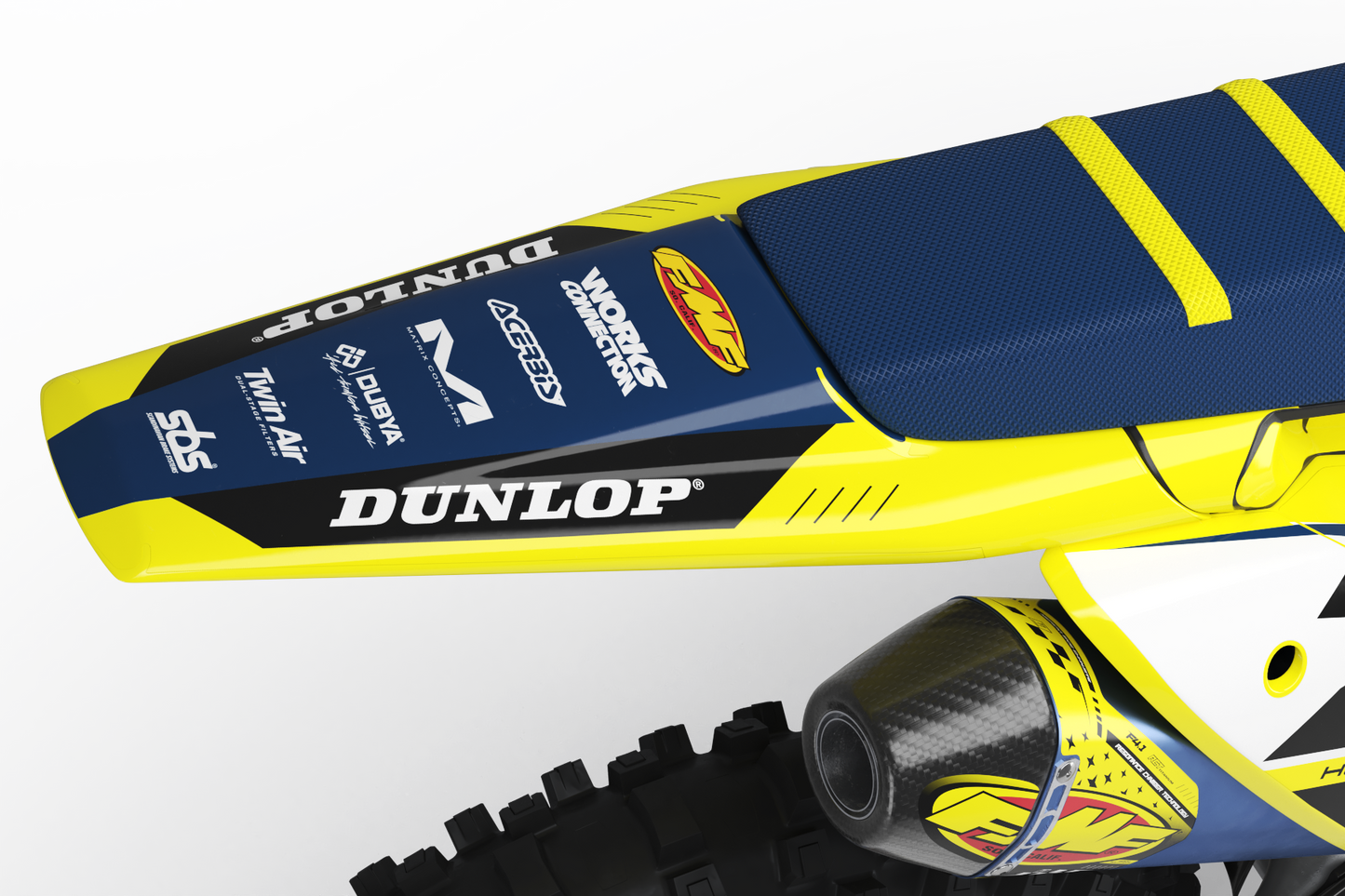 Husqvarna Kiruna Graphics Kit - TC50 TC65 TC85 701 TC FC FS 125+