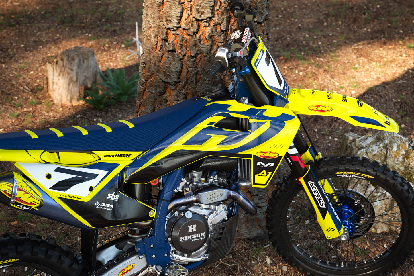 Husqvarna Kiruna Graphics Kit - TC50 TC65 TC85 701 TC FC FS 125+