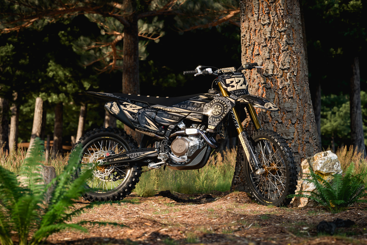 Husqvarna Midgard Graphics Kit - TC50 TC65 TC85 701 TC FC FS 125+