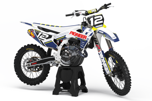 Husqvarna Pioneer Graphics Kit - TC50 TC65 TC85 701 TC FC FS 125+