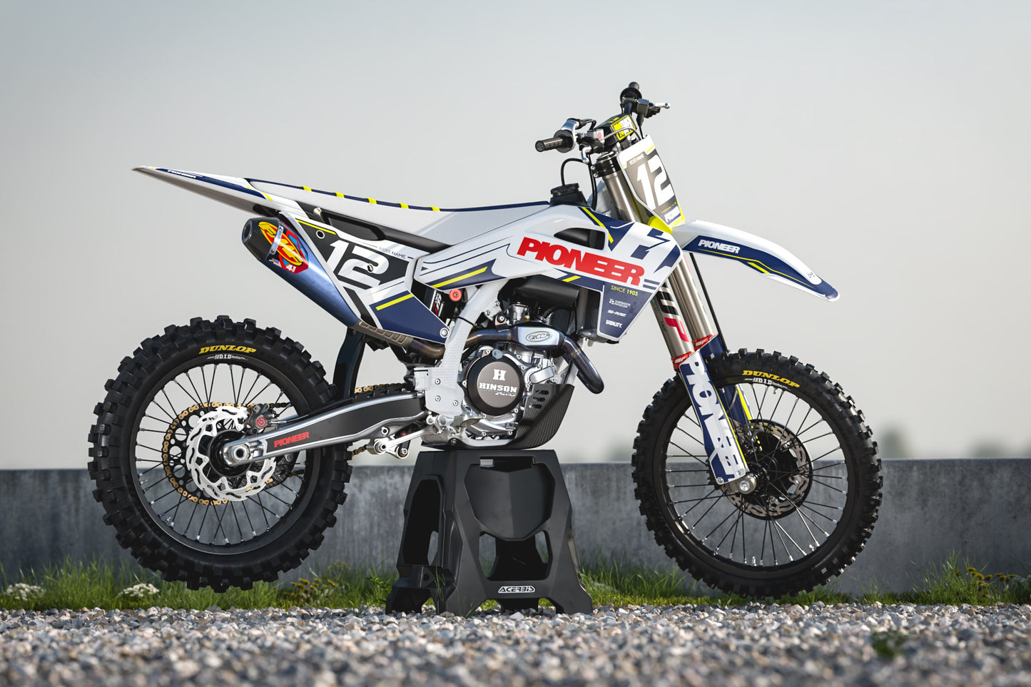 Husqvarna Pioneer Graphics Kit - TC50 TC65 TC85 701 TC FC FS 125+