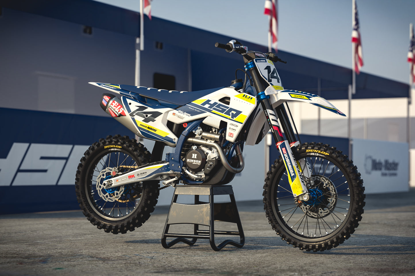 Husqvarna Stavanger Graphics Kit - TC50 TC65 TC85 701 TC FC FS 125+