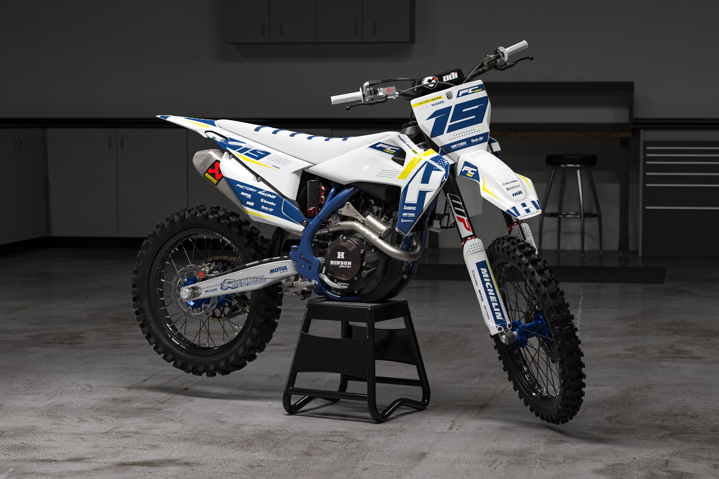 Husqvarna Stockholm Graphics Kit - TC50 TC65 TC85 701 TC FC FS 125+