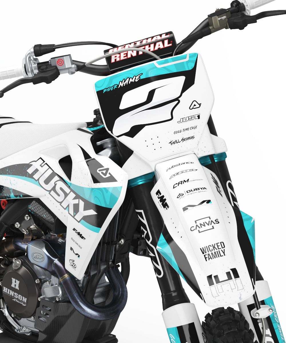 Husqvarna Tunis Graphics Kit - TC50 TC65 TC85 701 TC FC FS 125+