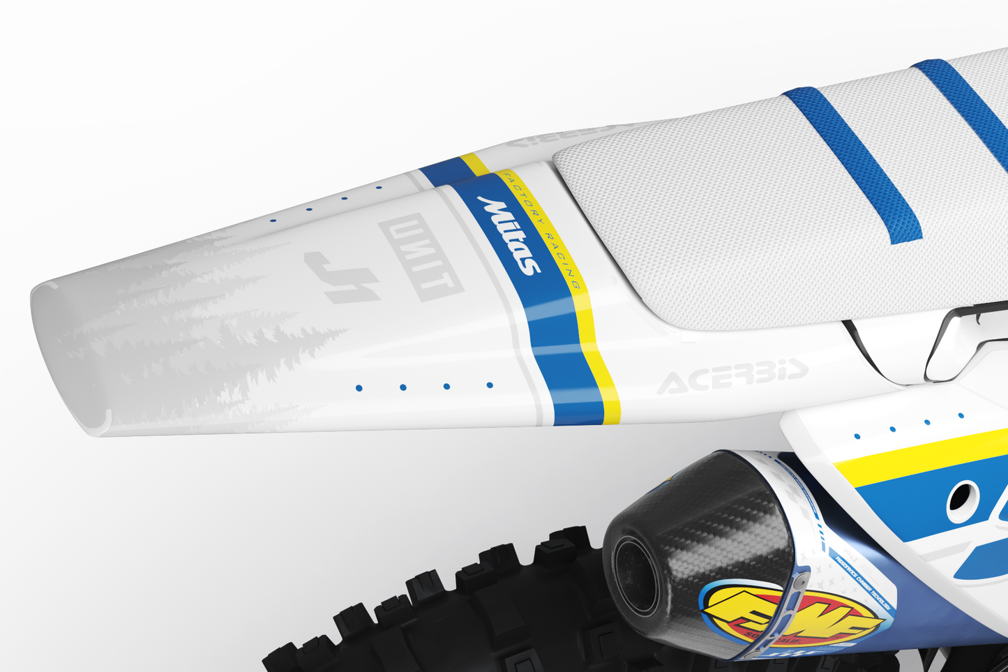 Husqvarna Uppsala Graphics Kit - TC50 TC65 TC85 701 TC FC FS 125+