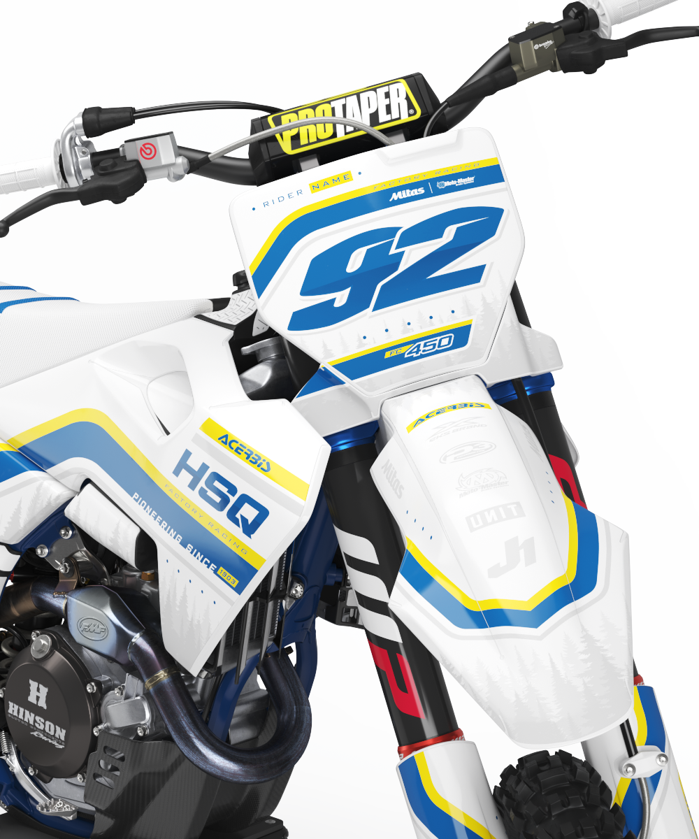 Husqvarna Uppsala Graphics Kit - TC50 TC65 TC85 701 TC FC FS 125+