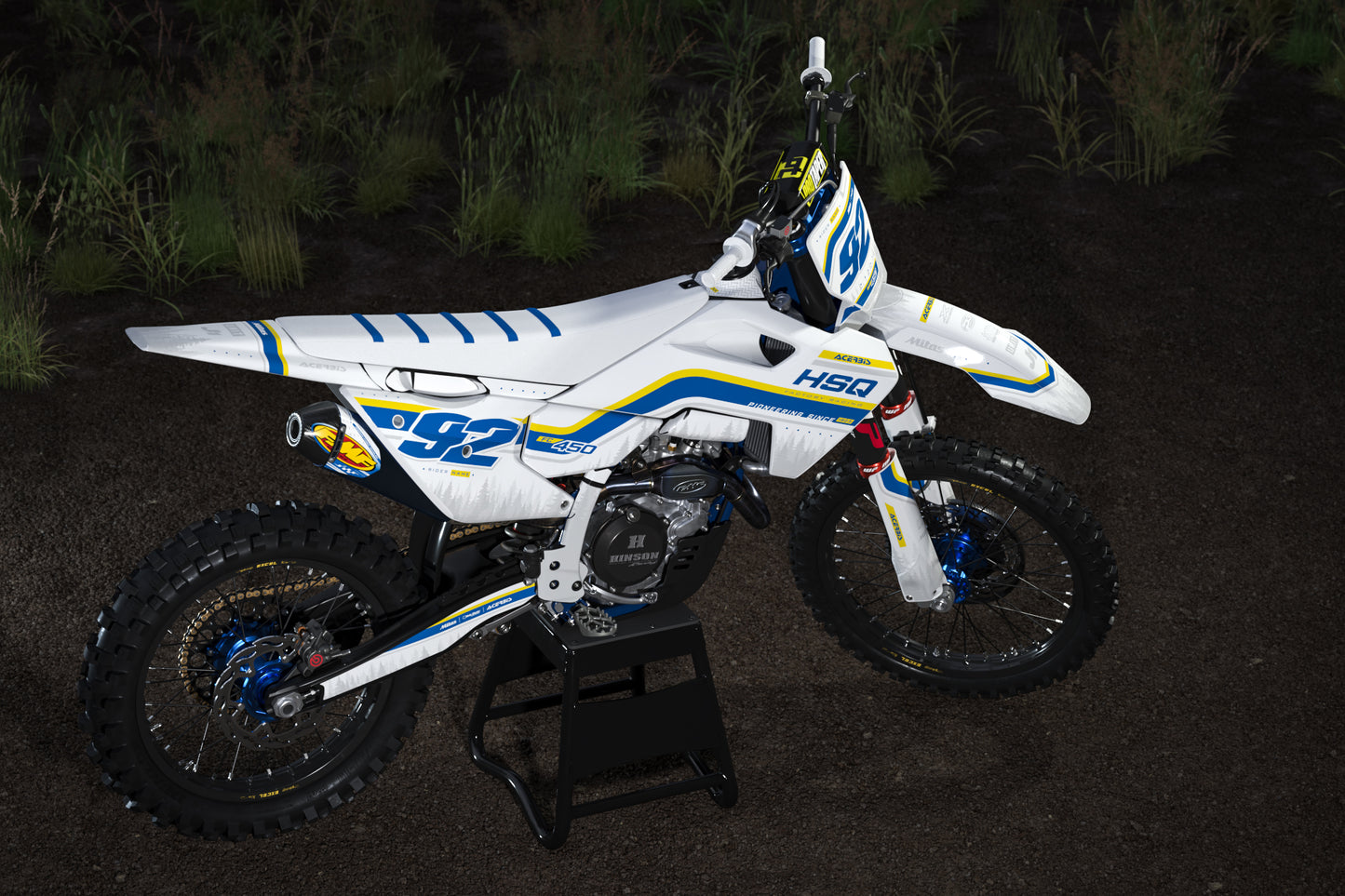 Husqvarna Uppsala Graphics Kit - TC50 TC65 TC85 701 TC FC FS 125+