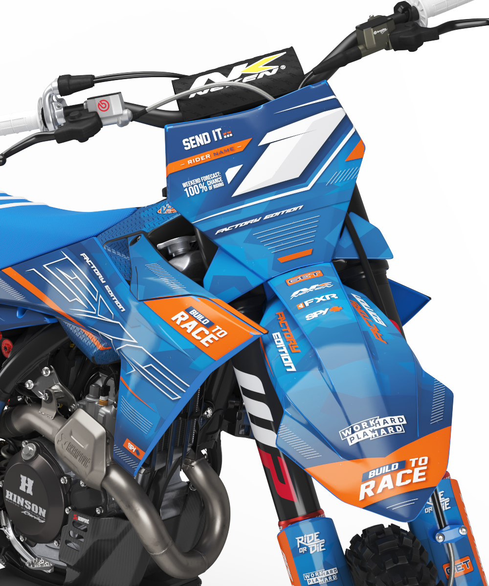 KTM Valencia Graphics Kit - SX50 SX65 SX85 SX SXF EXC XC EXCF Six Days 125+