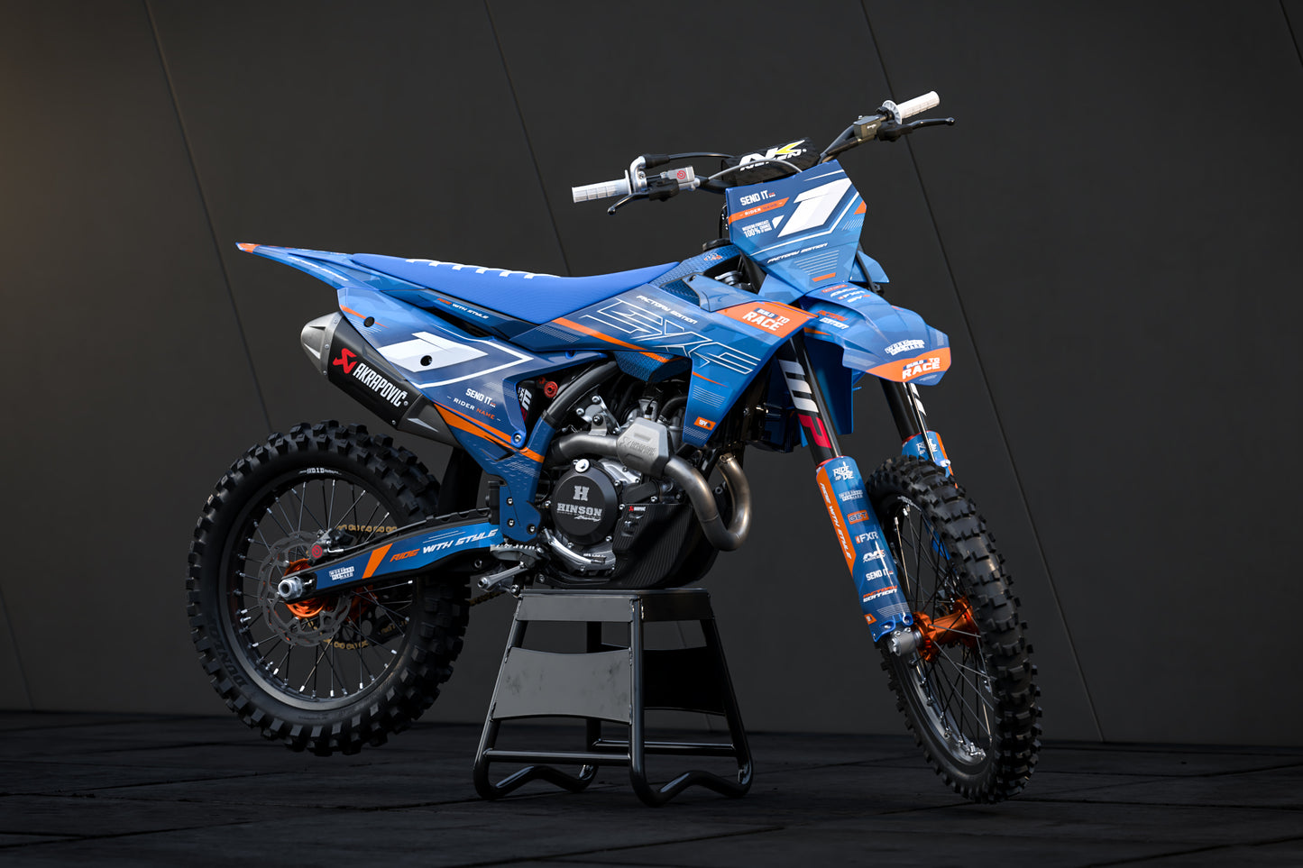 KTM Valencia Graphics Kit - SX50 SX65 SX85 SX SXF EXC XC EXCF Six Days 125+