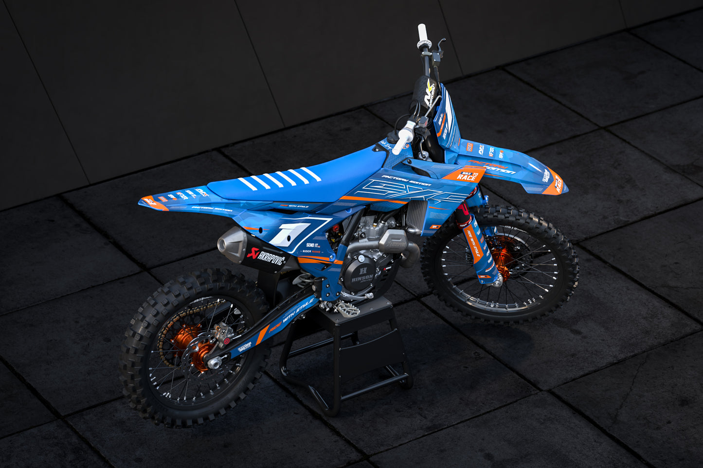 KTM Valencia Graphics Kit - SX50 SX65 SX85 SX SXF EXC XC EXCF Six Days 125+