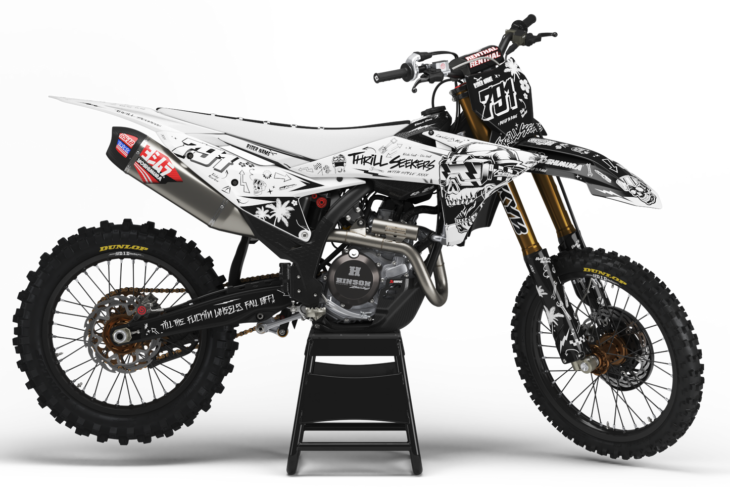 KTM Austin Graphics Kit - SX50 SX65 SX85 SX SXF EXC XC EXCF Six Days 125+