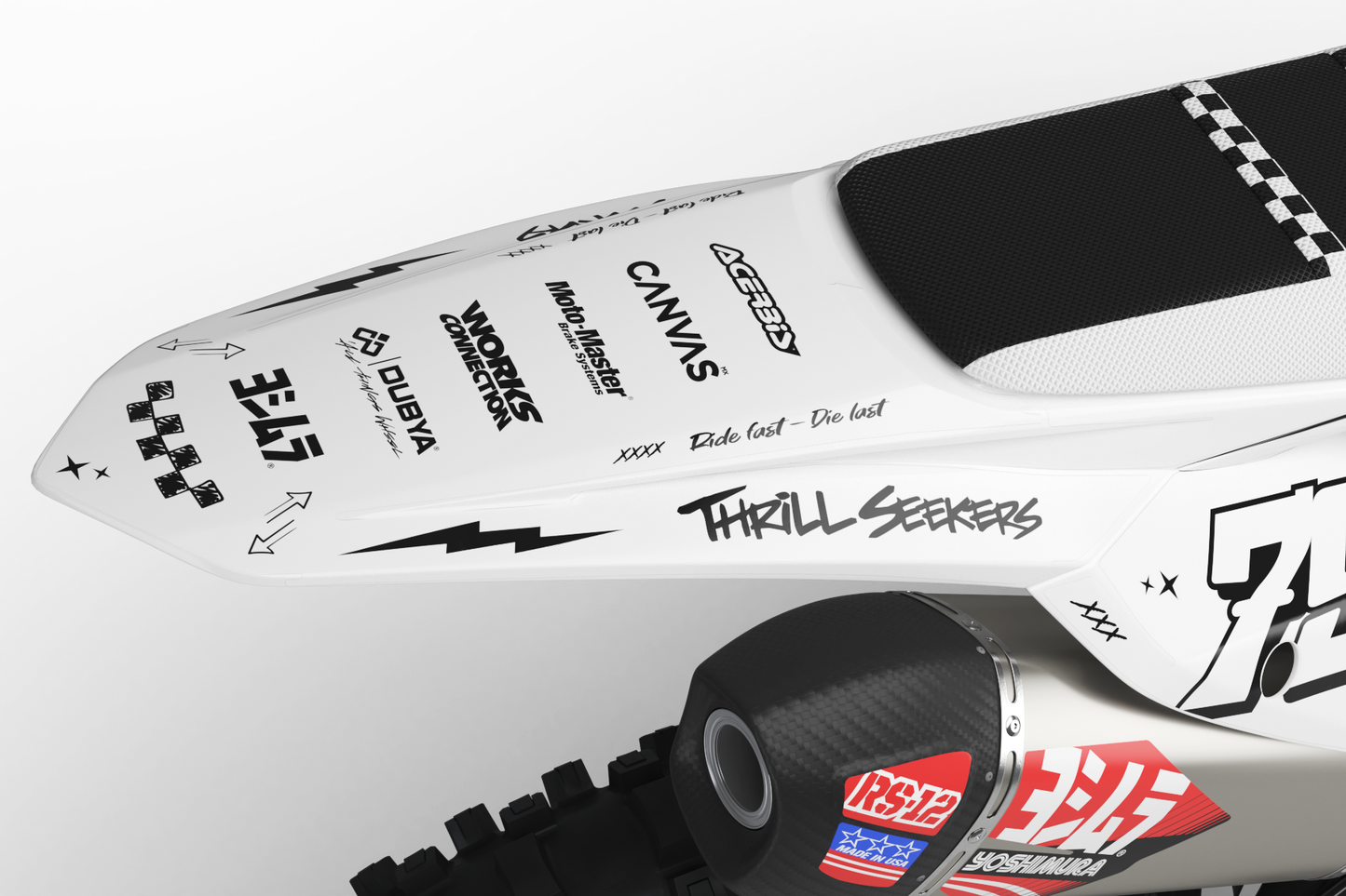 KTM Austin Graphics Kit - SX50 SX65 SX85 SX SXF EXC XC EXCF Six Days 125+