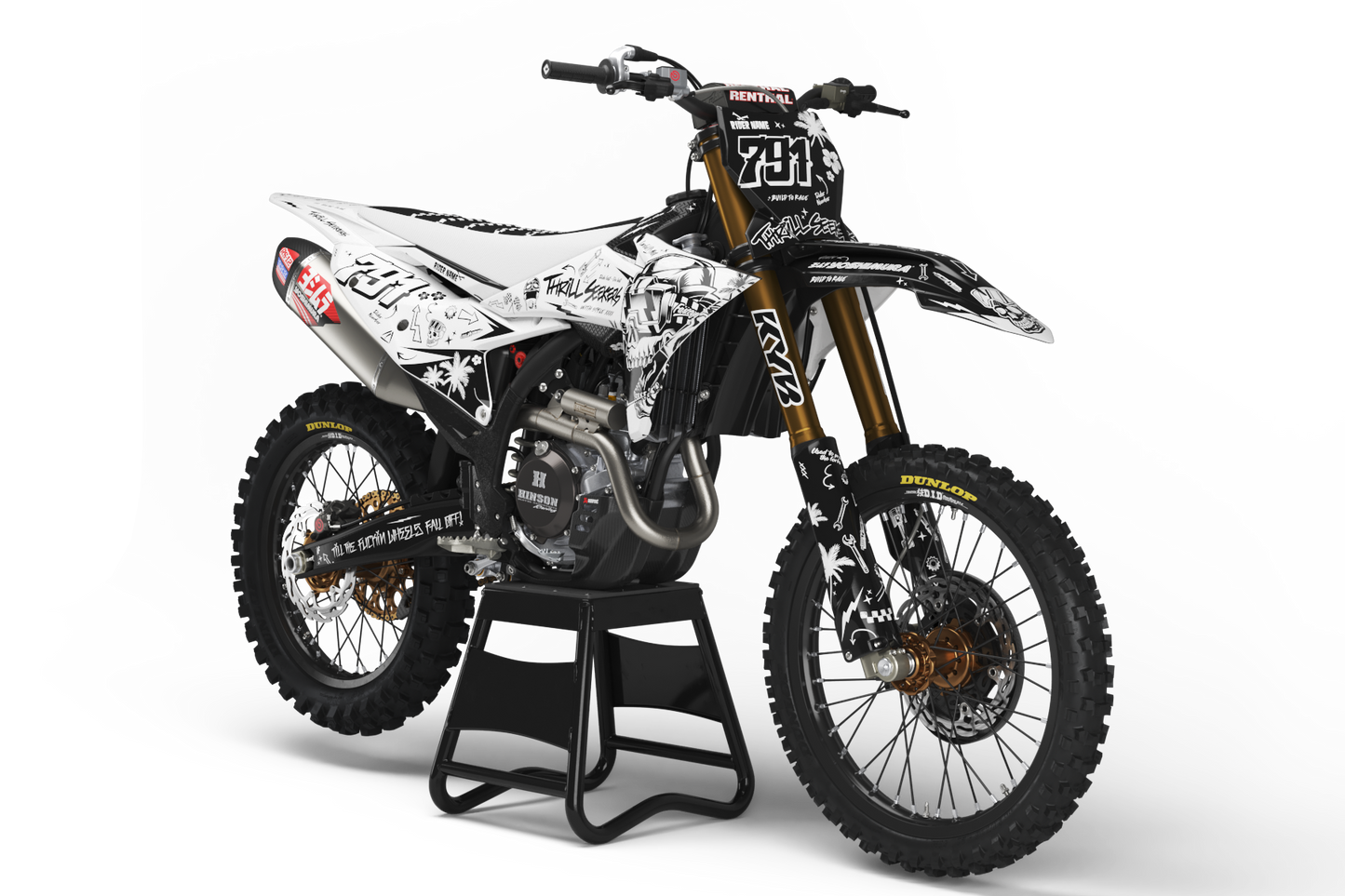 KTM Austin Graphics Kit - SX50 SX65 SX85 SX SXF EXC XC EXCF Six Days 125+