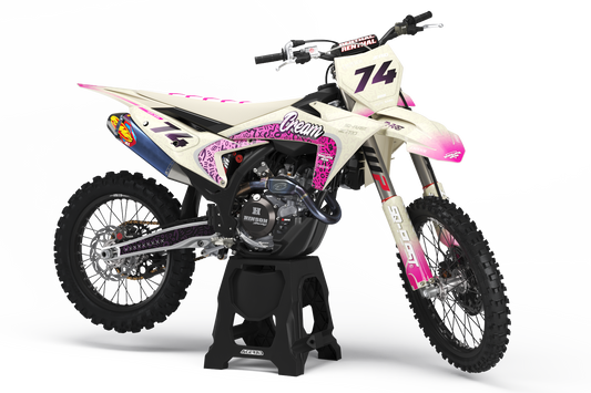 KTM Cream Graphics Kit - SX50 SX65 SX85 SX SXF EXC XC EXCF Six Days 125+
