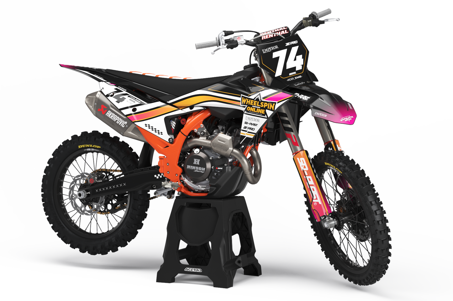 KTM Emperor Graphics Kit - SX50 SX65 SX85 SX SXF EXC XC EXCF Six Days 125+