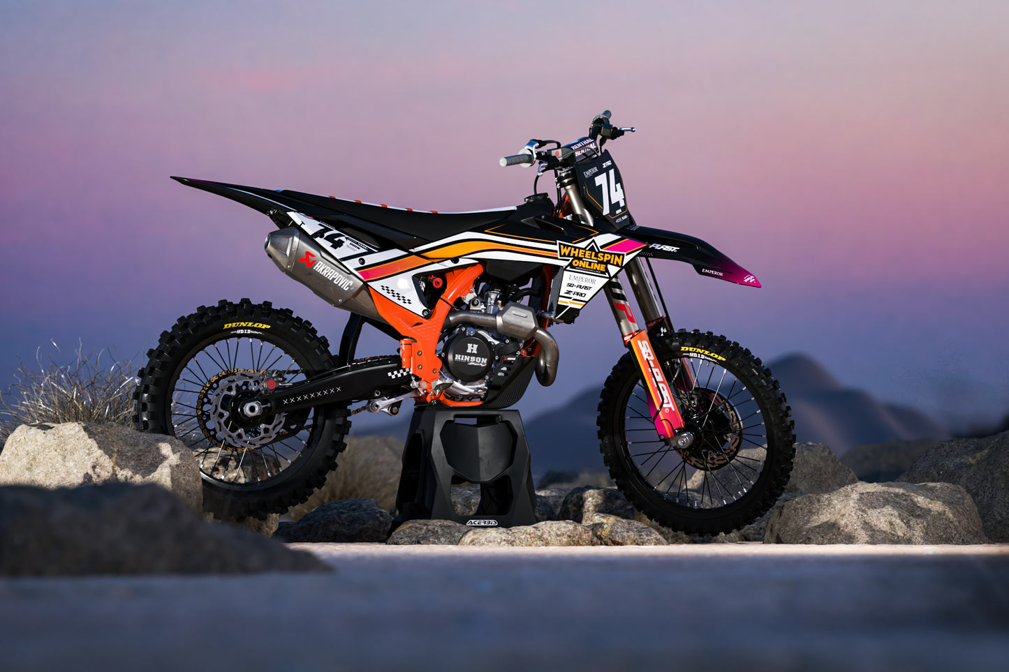 KTM Emperor Graphics Kit - SX50 SX65 SX85 SX SXF EXC XC EXCF Six Days 125+
