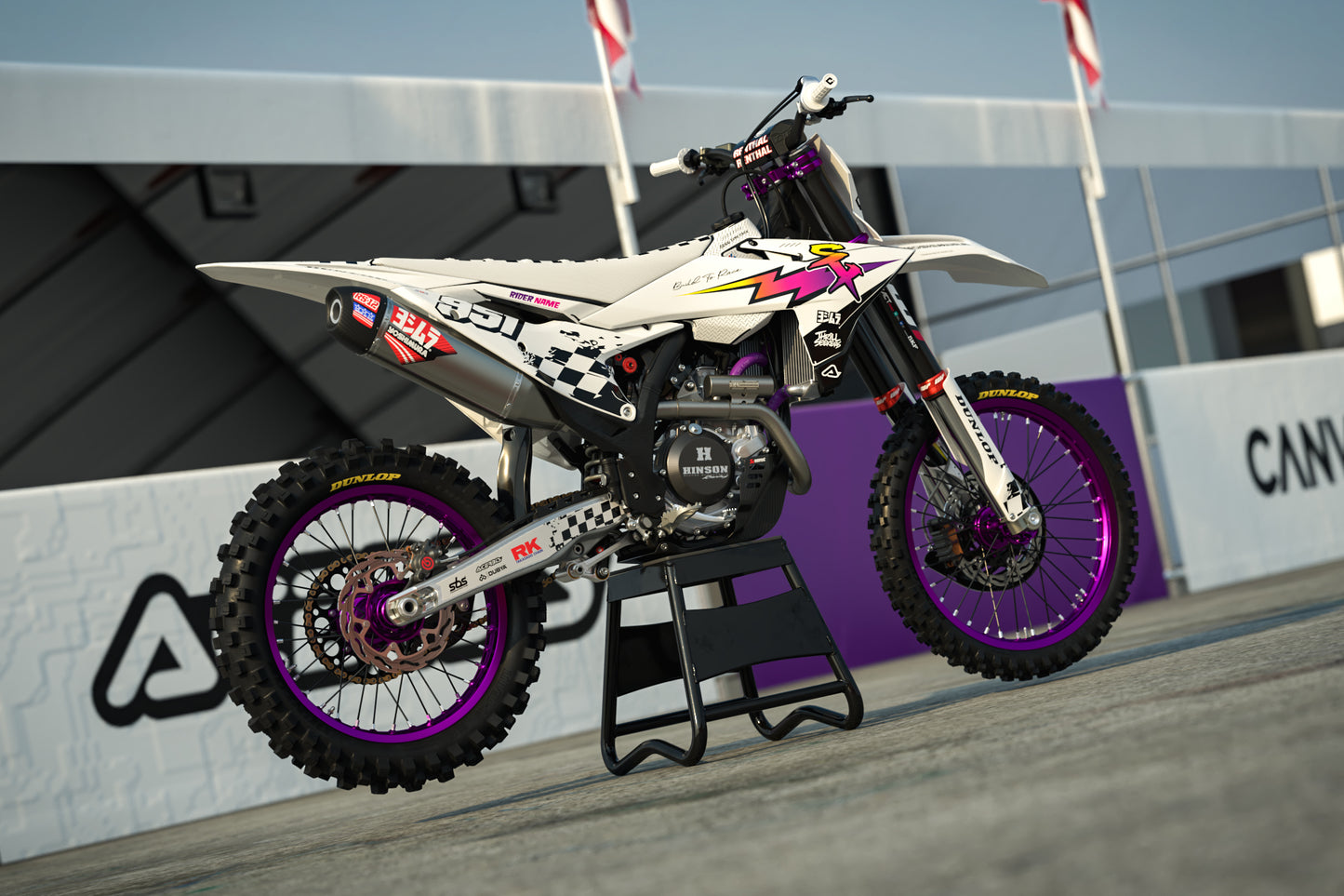 KTM Innsbruck Graphics Kit - SX50 SX65 SX85 SX SXF EXC XC EXCF Six Days 125+