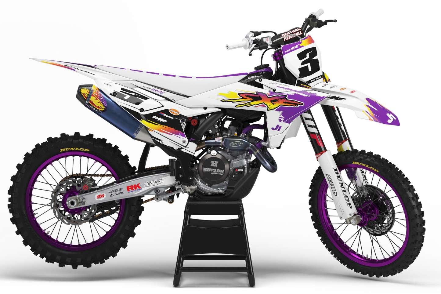 KTM Mattighofen Graphics Kit - SX50 SX65 SX85 SX SXF EXC XC EXCF Six Days 125+