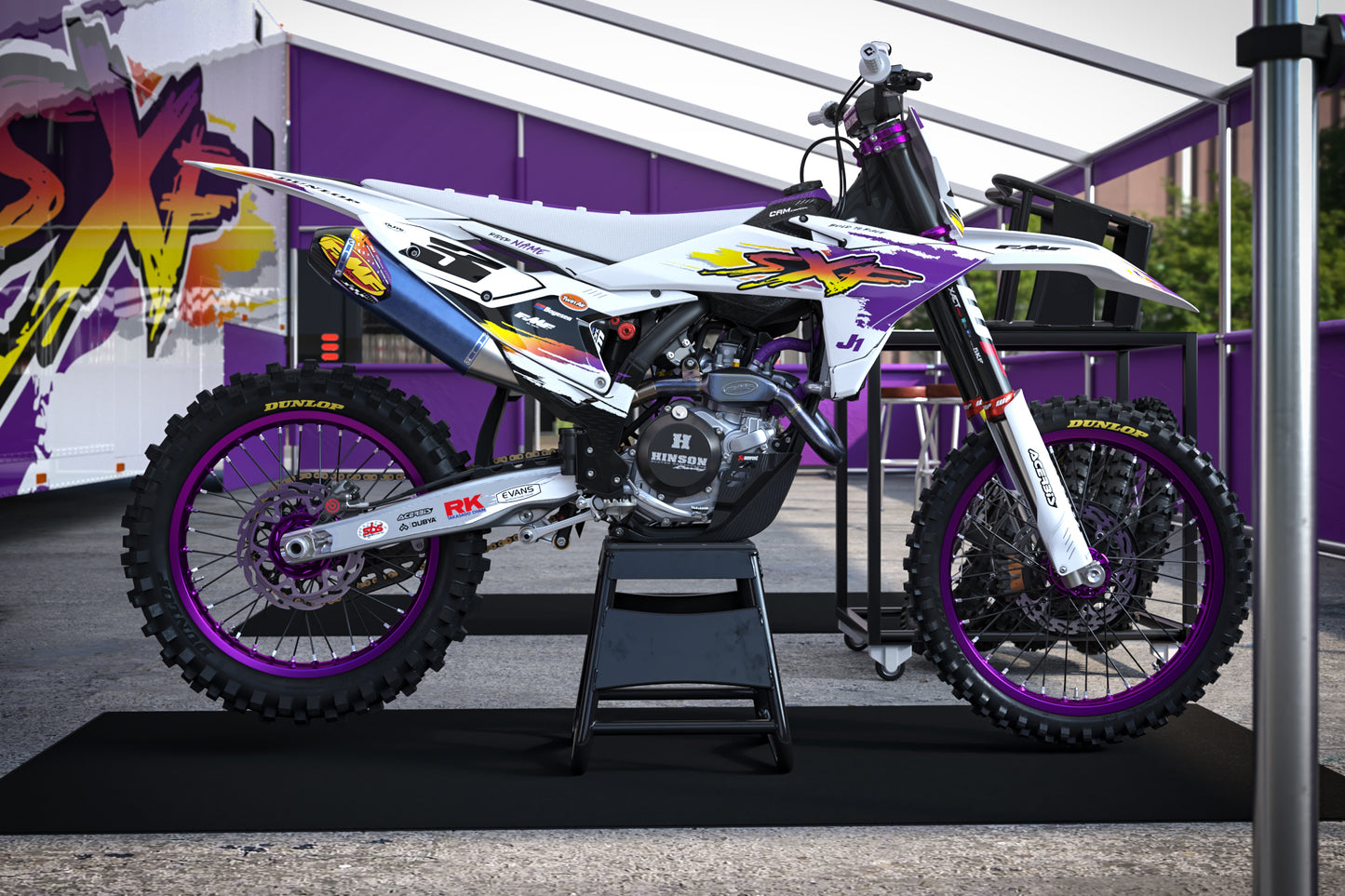 KTM Mattighofen Graphics Kit - SX50 SX65 SX85 SX SXF EXC XC EXCF Six Days 125+