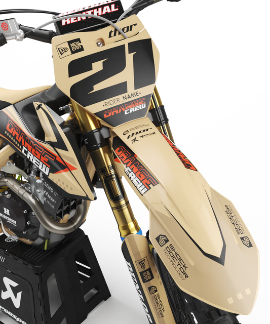 KTM Orange Crew Graphics Kit - SX50 SX65 SX85 SX SXF EXC XC EXCF Six Days 125+