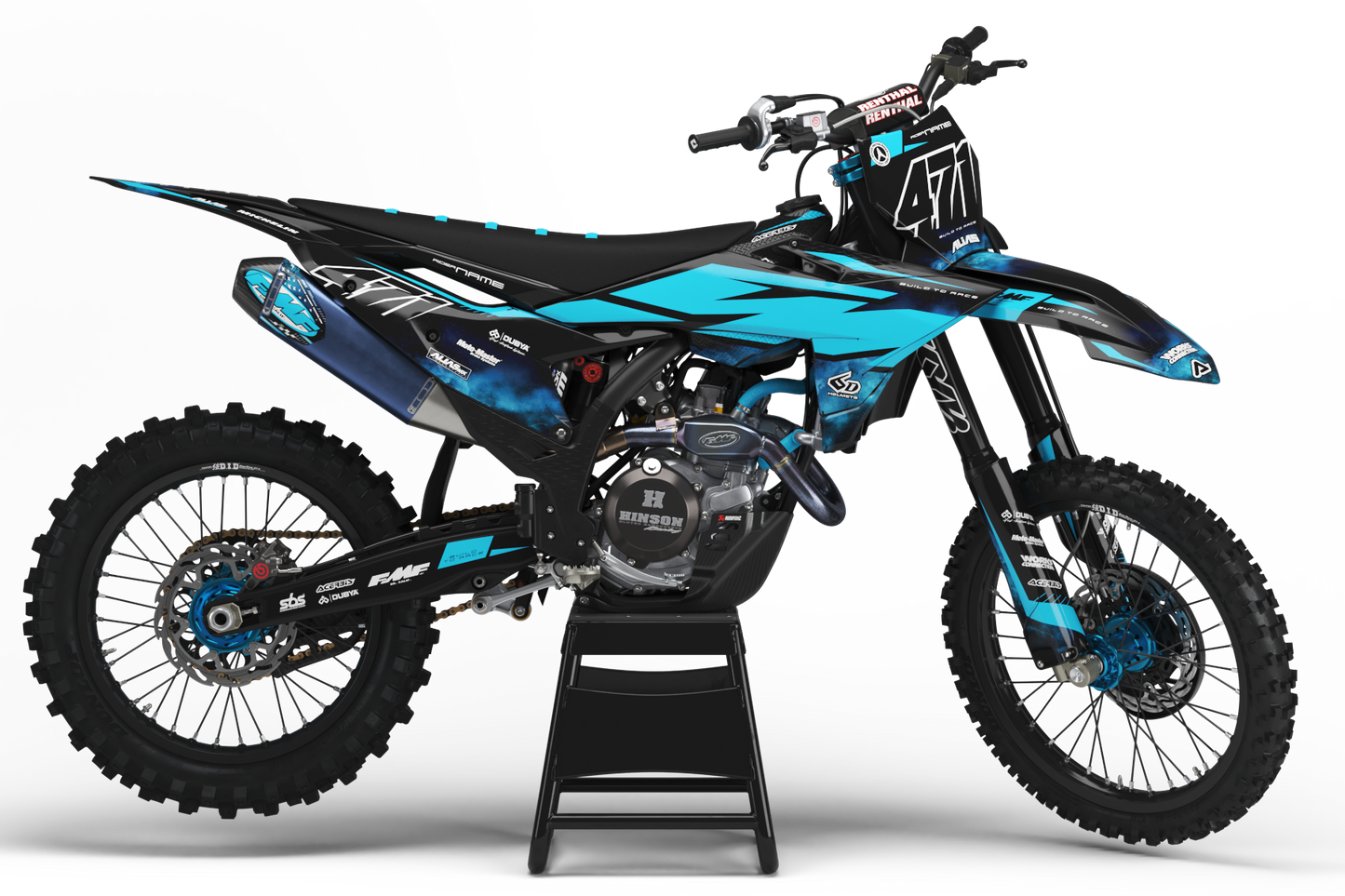KTM Sassari Graphics Kit - SX50 SX65 SX85 SX SXF EXC XC EXCF Six Days 125+