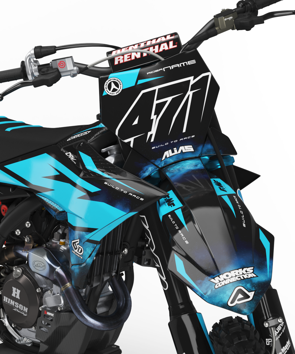 KTM Sassari Graphics Kit - SX50 SX65 SX85 SX SXF EXC XC EXCF Six Days 125+