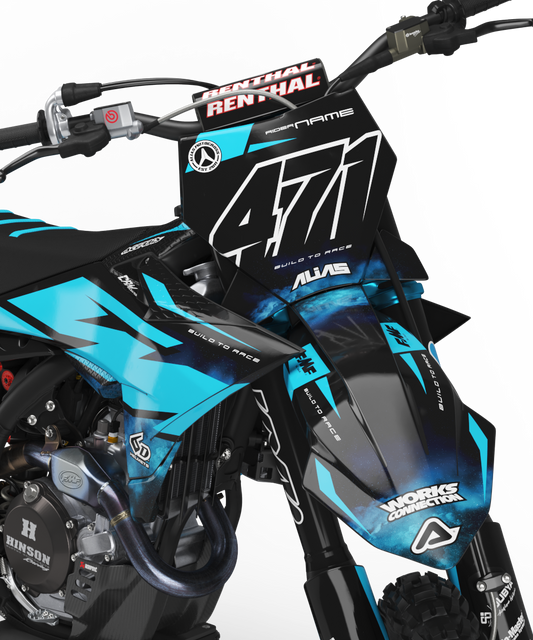 KTM Sassari Graphics Kit - SX50 SX65 SX85 SX SXF EXC XC EXCF Six Days 125+