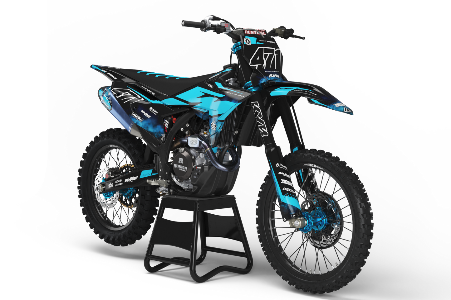 KTM Sassari Graphics Kit - SX50 SX65 SX85 SX SXF EXC XC EXCF Six Days 125+