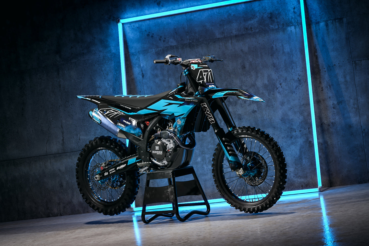 KTM Sassari Graphics Kit - SX50 SX65 SX85 SX SXF EXC XC EXCF Six Days 125+