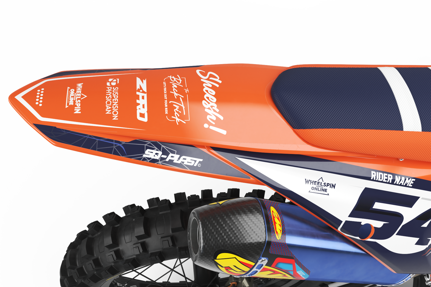 KTM Technical Graphics Kit - SX50 SX65 SX85 SX SXF EXC XC EXCF Six Days 125+