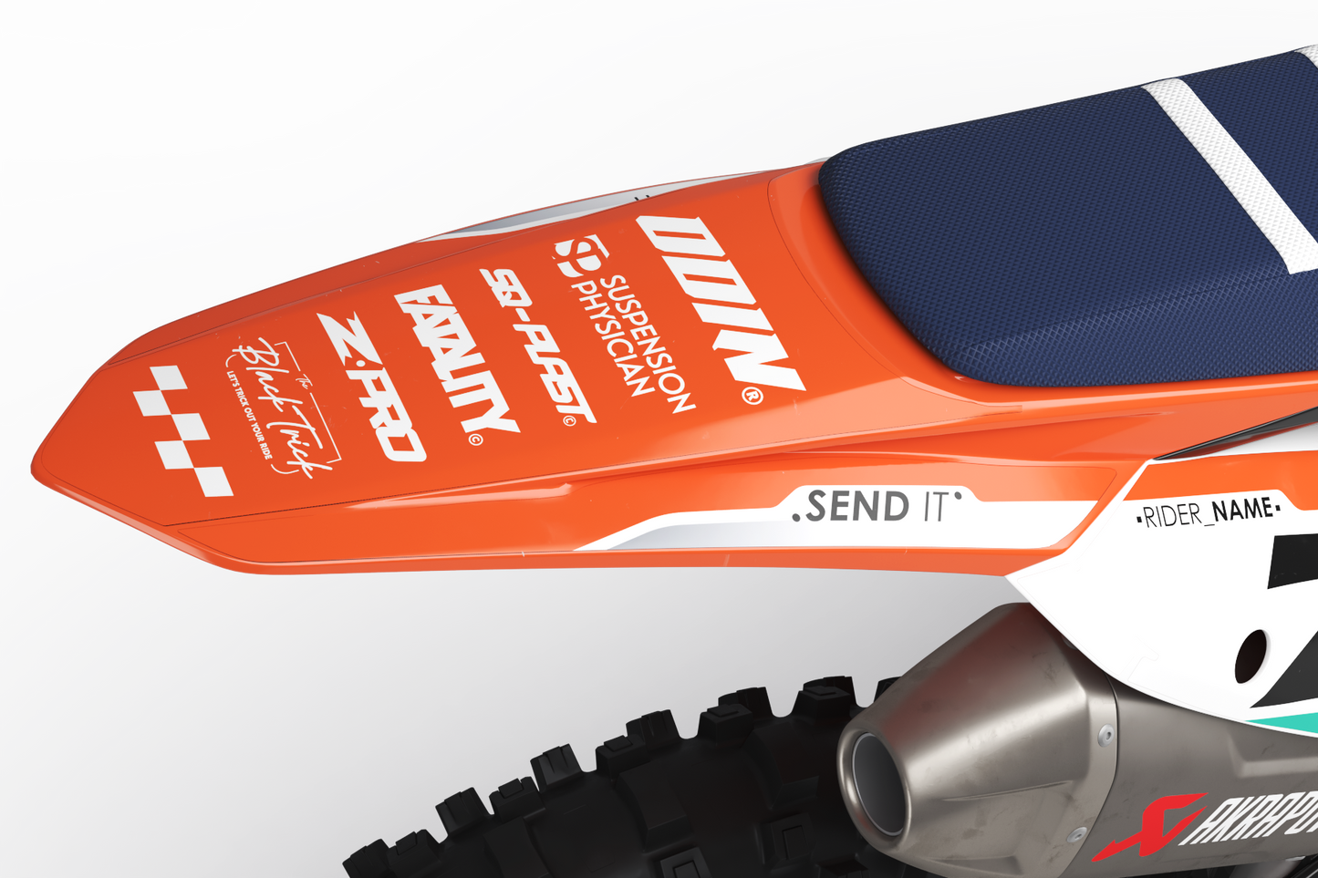 KTM Thunder Graphics Kit - SX50 SX65 SX85 SX SXF EXC XC EXCF Six Days 125+
