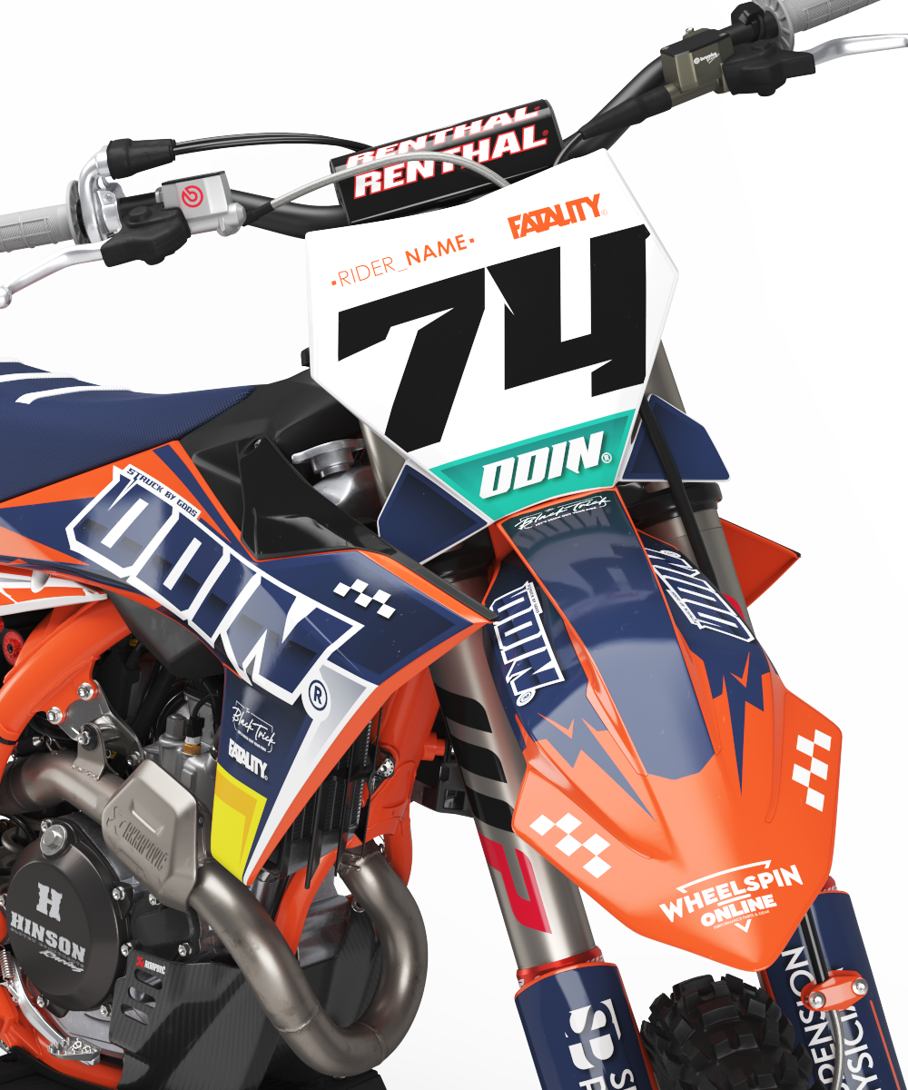 KTM Thunder Graphics Kit - SX50 SX65 SX85 SX SXF EXC XC EXCF Six Days 125+