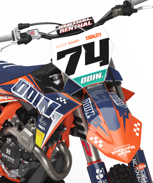 KTM Thunder Graphics Kit - SX50 SX65 SX85 SX SXF EXC XC EXCF Six Days 125+