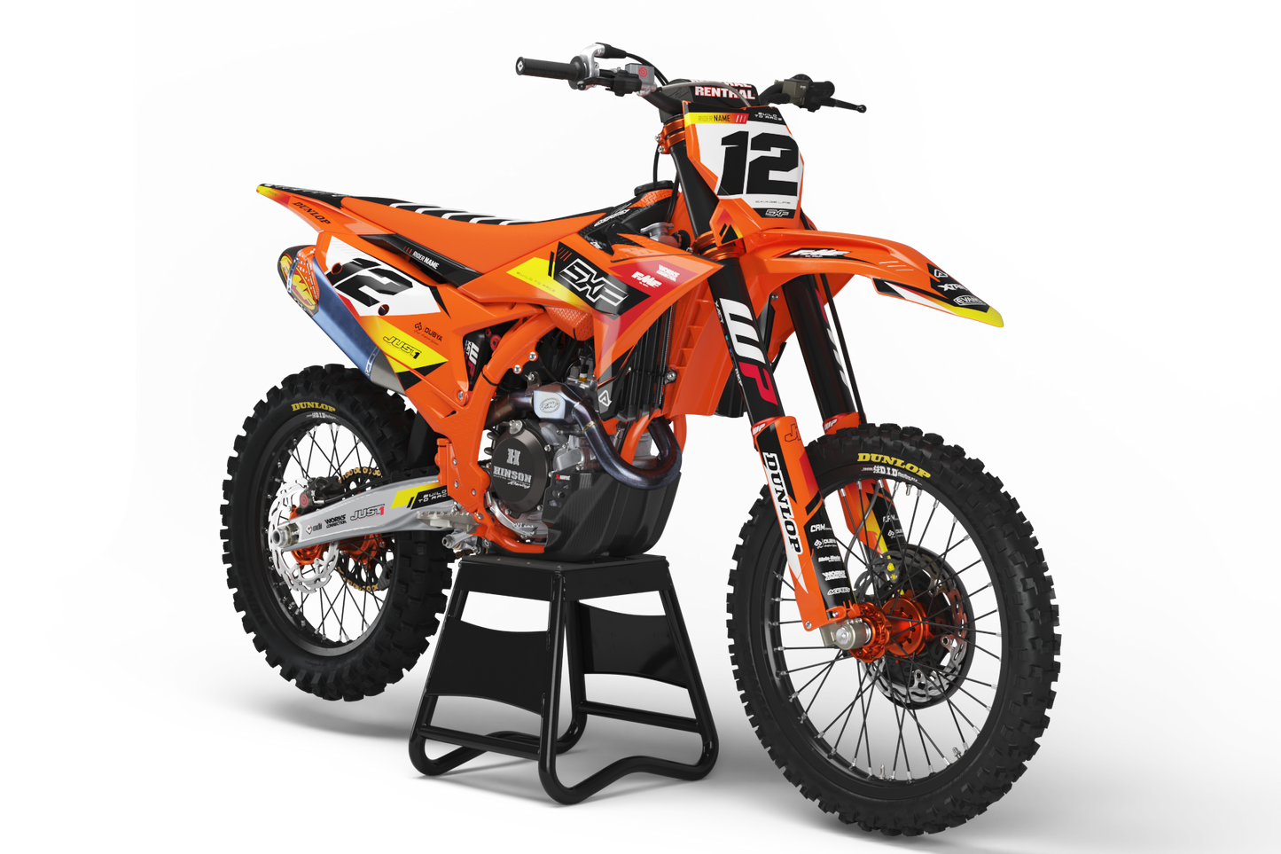 KTM Tirana Graphics Kit - SX50 SX65 SX85 SX SXF EXC XC EXCF Six Days 125+