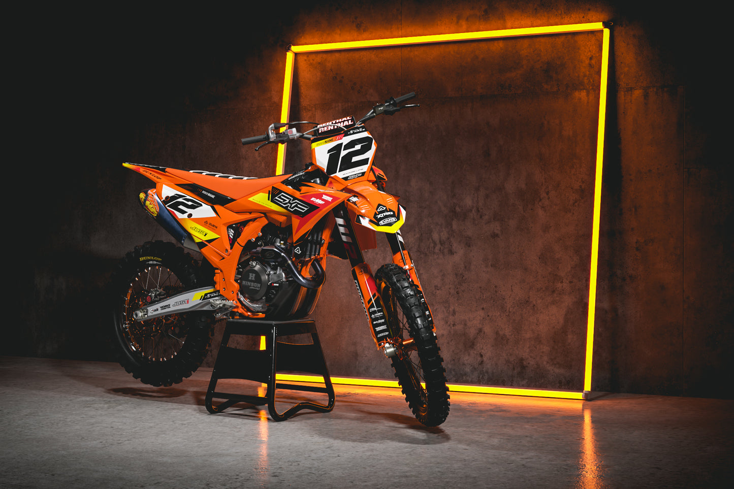 KTM Tirana Graphics Kit - SX50 SX65 SX85 SX SXF EXC XC EXCF Six Days 125+