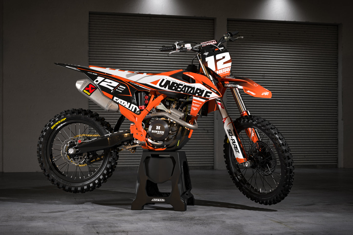 KTM Unbeatable Graphics Kit - SX50 SX65 SX85 SX SXF EXC XC EXCF Six Days 125+