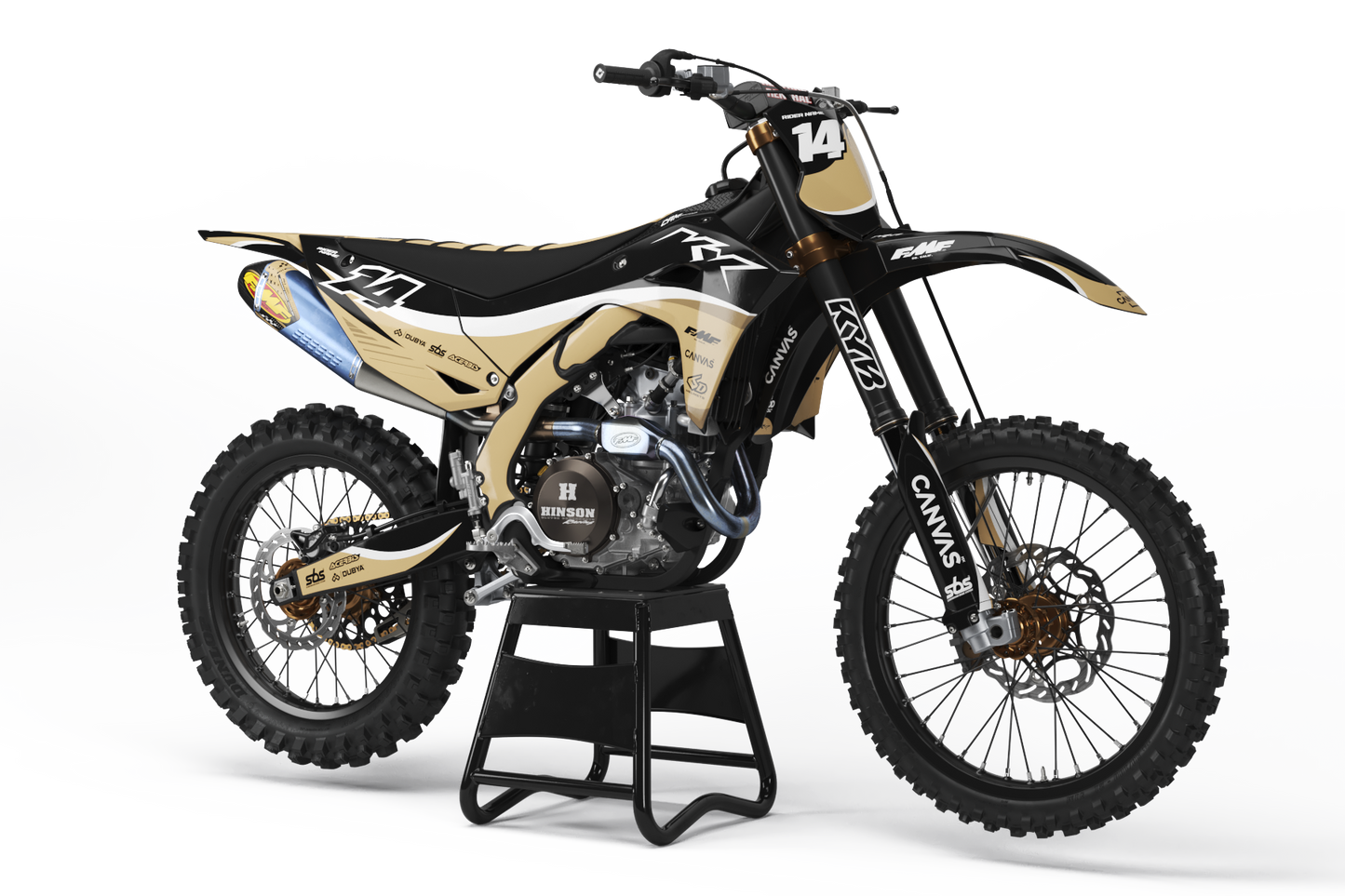 Kawasaki Alexandria Graphics Kit - KX65 KX85 KLX110 KX125 KX250 KX250F KX450F