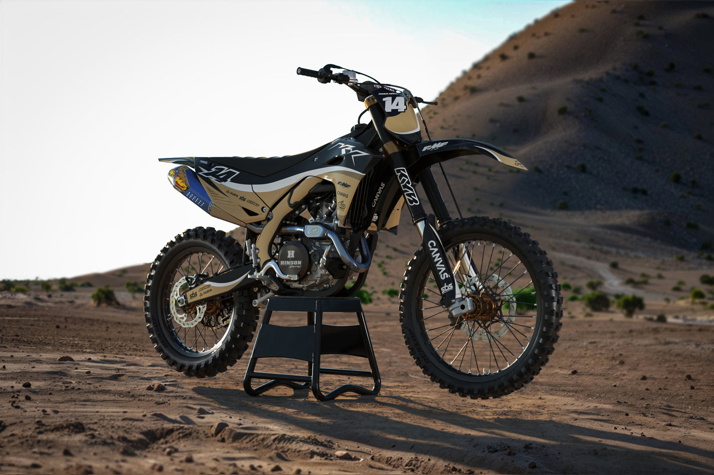 Kawasaki Alexandria Graphics Kit - KX65 KX85 KLX110 KX125 KX250 KX250F KX450F