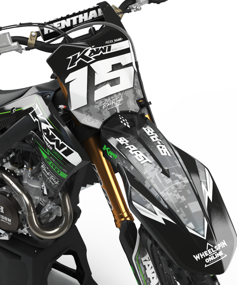 Kawasaki Cyberware Graphics Kit -  KX65 KX85 KLX110 KX125 KX250 KX250F KX450F