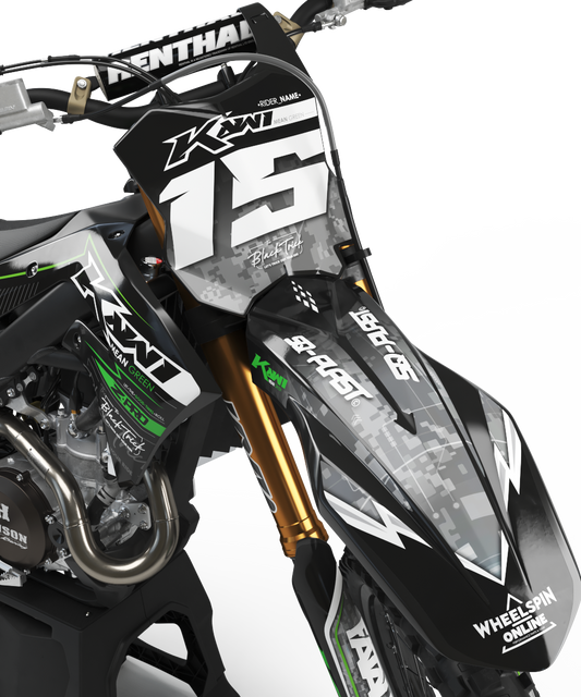 Kawasaki Cyberware Graphics Kit -  KX65 KX85 KLX110 KX125 KX250 KX250F KX450F