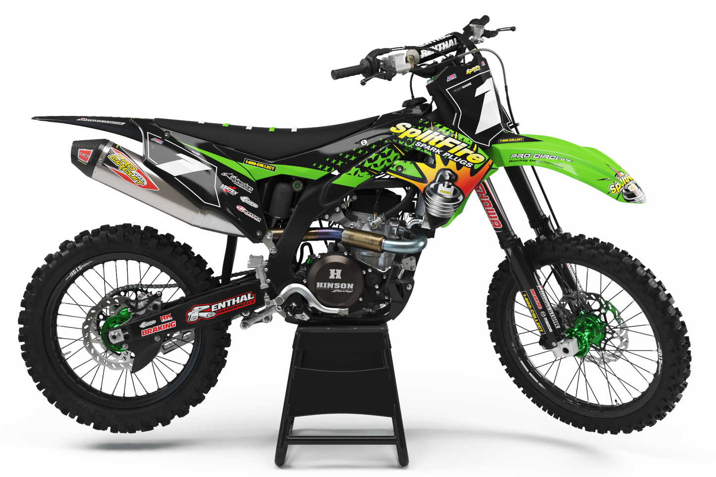 Kawasaki Lancaster Graphics Kit - KX65 KX85 KLX110 KX125 KX250 KX250F KX450F