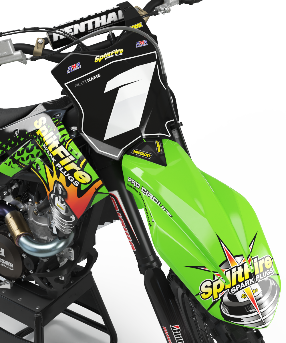 Kawasaki Lancaster Graphics Kit - KX65 KX85 KLX110 KX125 KX250 KX250F KX450F