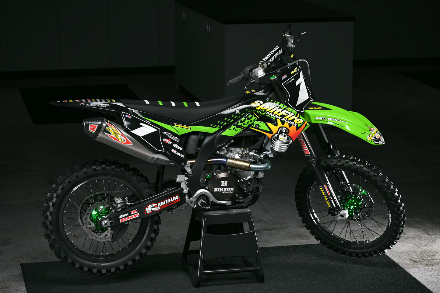 Kawasaki Lancaster Graphics Kit - KX65 KX85 KLX110 KX125 KX250 KX250F KX450F