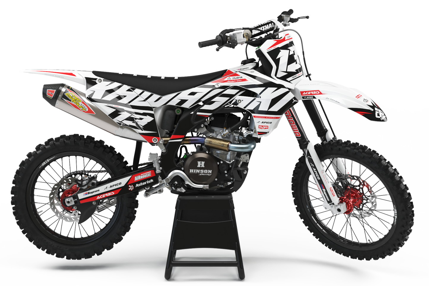 Kawasaki Lima Graphics Kit -  KX65 KX85 KLX110 KX125 KX250 KX250F KX450F