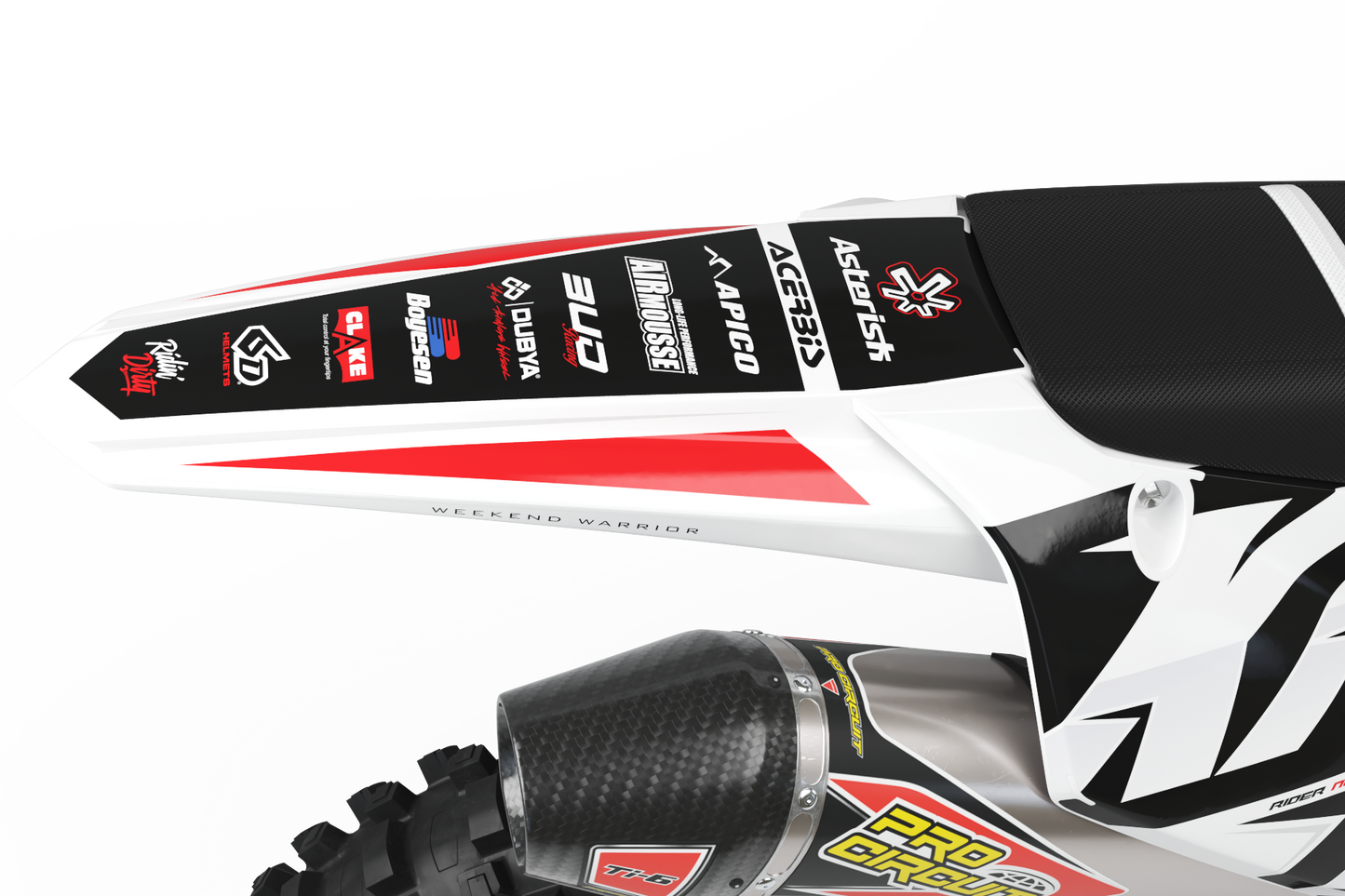 Kawasaki Lima Graphics Kit -  KX65 KX85 KLX110 KX125 KX250 KX250F KX450F