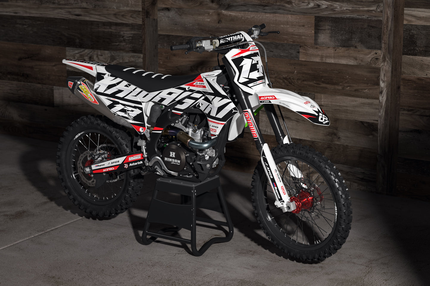 Kawasaki Lima Graphics Kit -  KX65 KX85 KLX110 KX125 KX250 KX250F KX450F