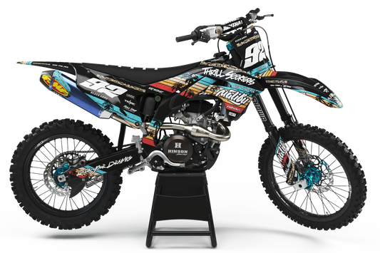 Kawasaki Malibu Graphics Kit -  KX65 KX85 KLX110 KX125 KX250 KX250F KX450F